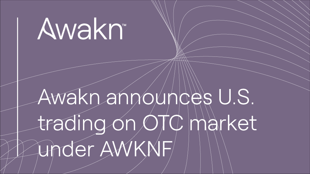 Awakn announces U.S. trading on OTC market